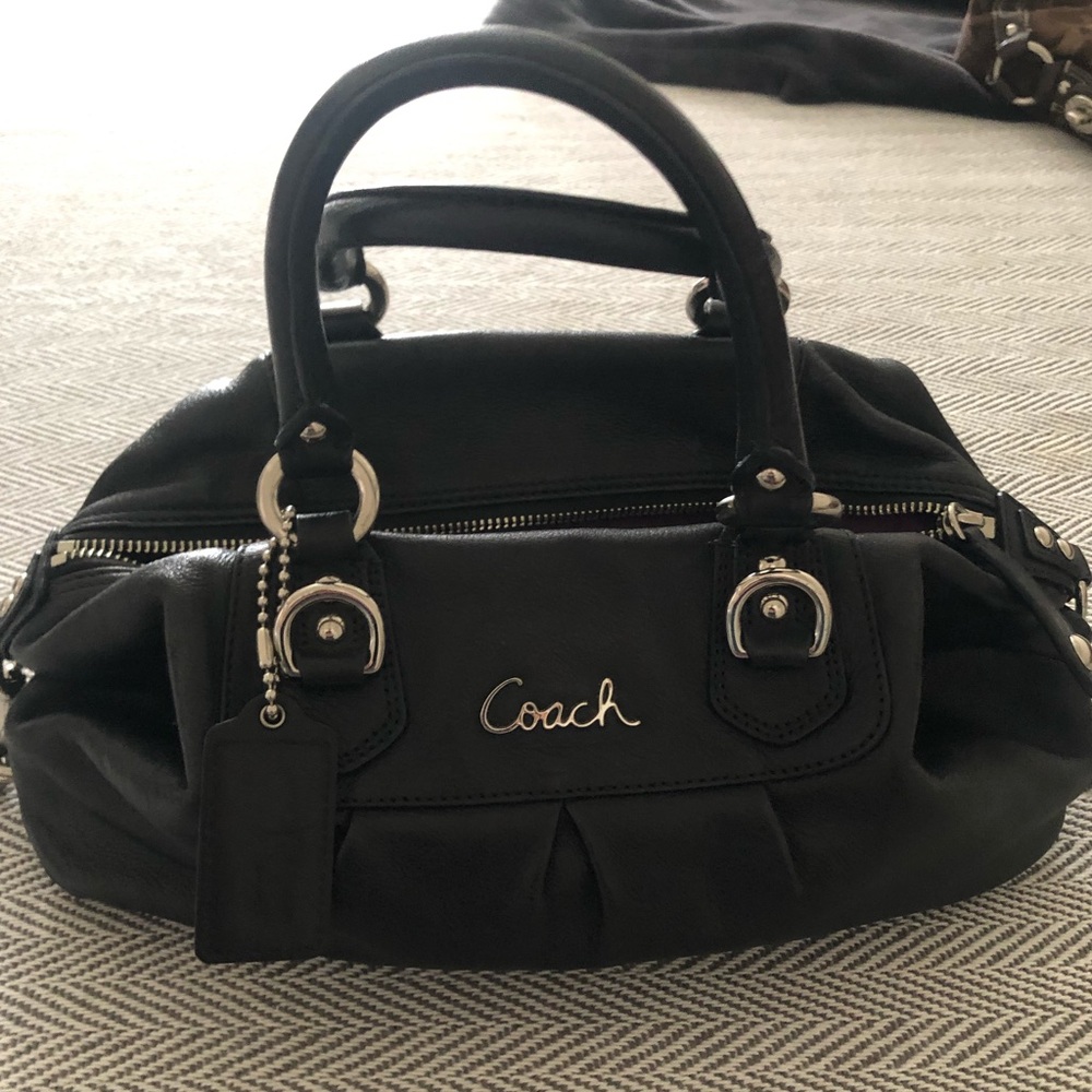 Coach leather satchel